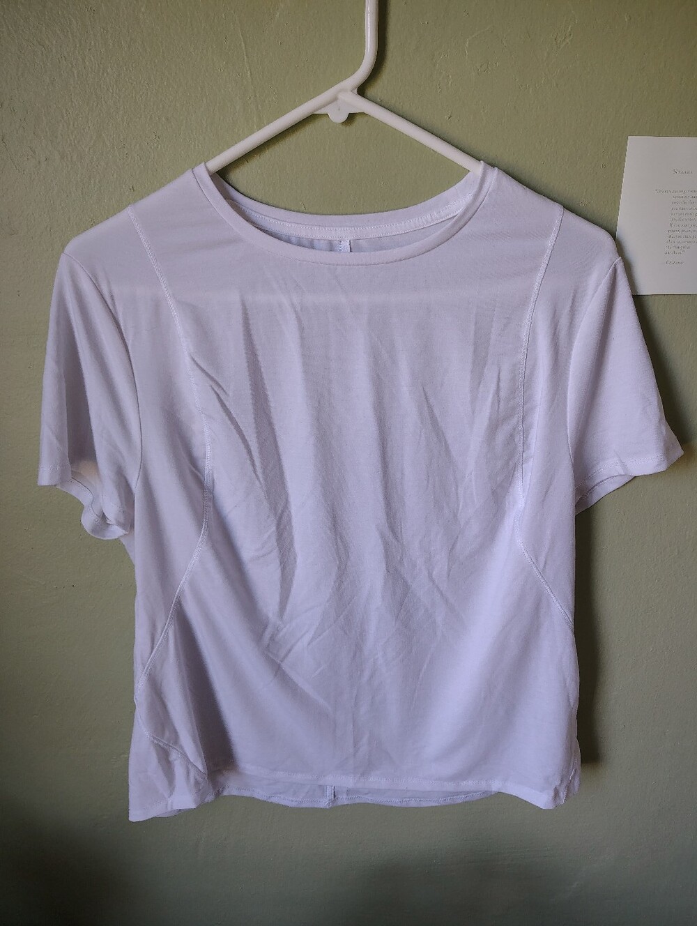 Avia Women’s Medium White Activewear Short Sleeve Tee
